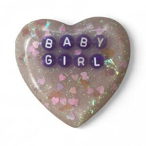 Handmade Baby Girl Acrylic Charm